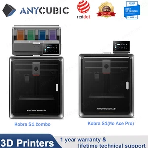 Anycubic Kobra S1 Combo/S1 CoreXY 3D Printer Max 600mm/s 320℃ Anti-Clog Camera - Picture 1 of 15