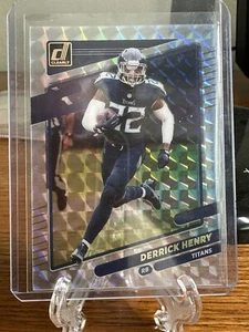Derrick Henry RARE 2021 Clearly Donruss Mosaic Holo Case Hit. SSP Find Another? - Picture 1 of 2
