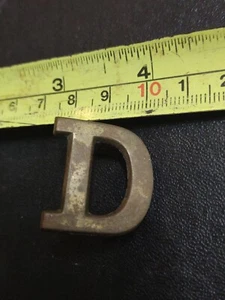 Letra original de la Compañía de la Guerra Civil patrón "D" 1851 - Imagen 1 de 3