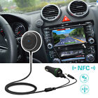 NFC Wireless Bluetooth 4.0 Receiver AUX 3.5mm Dual USB 3.1A Car Charger With Mic