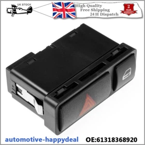 Interruptor de luz de advertencia de peligro 61318368920 para BMW Serie 3 E46 E53 E85 E86 X5 Z4 - Imagen 1 de 6