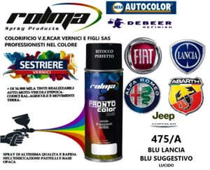 FIAT 475A BLU SUGGESTIVO BLU LANCIA LUCIDO SPRAY 400ML - Imagen 1 de 3