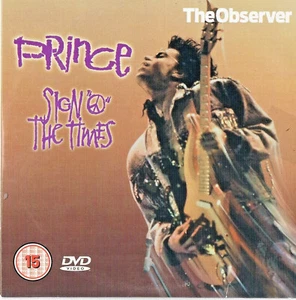 PRINCE - SIGN O THE TIMES - UK PROMO DVD - 90 MINUTES: U GOT THE LOOK, SLOW LOVE - Picture 1 of 2