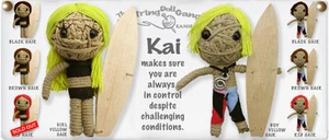 Kamibashi Kai the Surfer Boy The Original String Doll Gang Keychain Clip - Picture 1 of 1