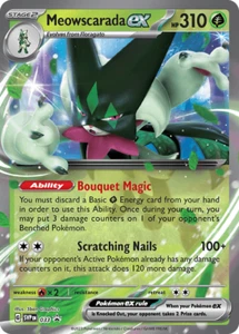 Pokemon TCG GCC Meowscarada ex SVP 033 English EXC/NM Scarlet & Violet Promo REG - Imagen 1 de 1