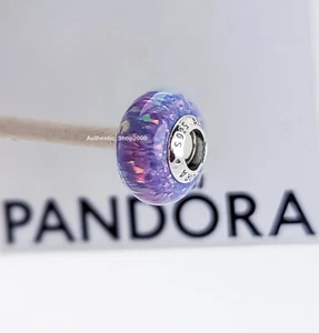 New 100% Authentic PANDORA 925 Ale Lab Opalescent Purple Charm 791691C05 - Picture 1 of 7