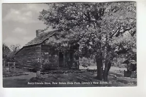 Foto Real Postal Berry Lincoln Store Lincoln's New Salem ILL - Imagen 1 de 1