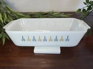 Vtg MCM Anchor Hawking Fire King CANDLE GLOW Milk Glass Casserole Ovenware READ - Picture 1 of 8
