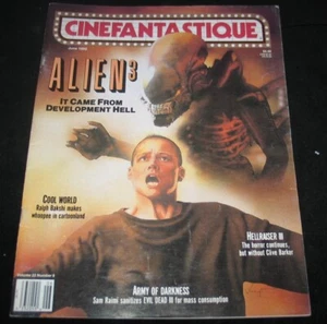 1992 CINEFANTASTIQUE (Vol 22) #6 ALIEN 3 Army of Darkness HELLRAISER 3 (GOOD) - Picture 1 of 1