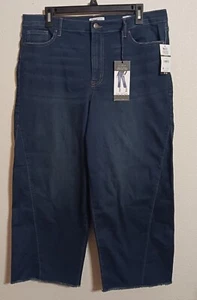 Sofia Jeans By Sofia Vergara Luisa Wide Leg Crop Women Size 12 80s Style - Picture 1 of 5