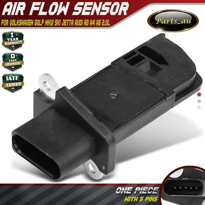 Mass Airflow Sensor for Volkswagen Golf MKVI 5K1 Jetta EOS Audi A3 A4 A6 TT 2.0L - image 1 of 4