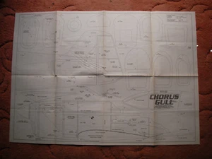 RCM&E Plans of the Chorus Gull a semi scale model of 61 1/2" span - Picture 1 of 2