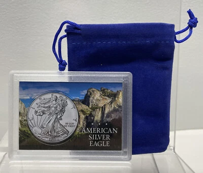 Estuche helado HE Harris ASE - Montañas 2x3 con bolsa de regalo de terciopelo azul Foto 1 de 3