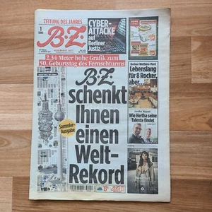 BZ Zeitung Berlin 2.10.2019 SONDERAUSGABE Sammler Fernsehturm Weltrekord 2.34m - Bild 1 von 6