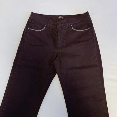 angels jeans dolly shiny 806730 gr. 42 L weinrot dunkelrot hose Stretchjeans - Bild 1 von 4
