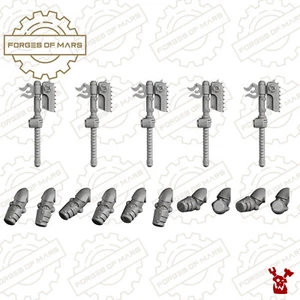 Marines - Drakes - Ignisaurus Clan Chainaxes (x5R) - Imagen 1 de 1
