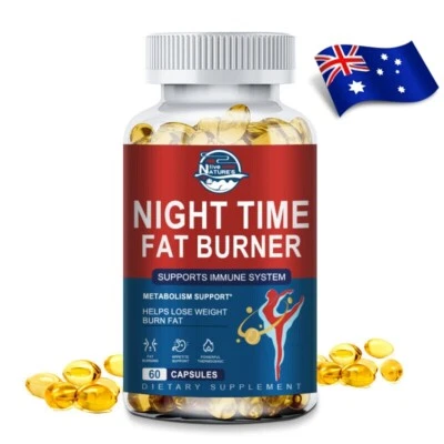 Weight Loss 60 Capsules for Women, Night Time Fat Burner Appetite Suppressant - Image 1 of 4