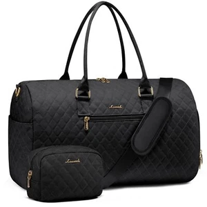 Travel Duffle Bag Weekender Bag for Women with Toiletry Bag Carry on Overnigh... - Picture 1 of 8