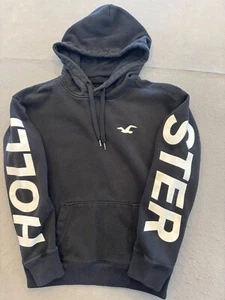 Sudadera Hollister Para Hombre Pequeña Negra Logo Polar Cali Sudadera con Capucha - Imagen 1 de 5