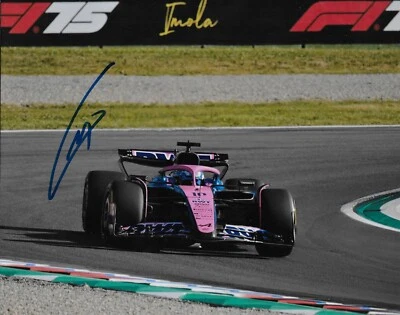 Signed Pierre Gasly Formula 1 Alpine Racing Autograped 8x10 Photo # 11 Original - Image 1 of 2