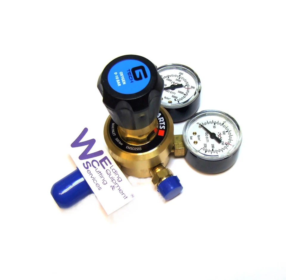 Oxygen Gas Burning Cutting Welding 2 Gauge Single Stage Bottle Regulator