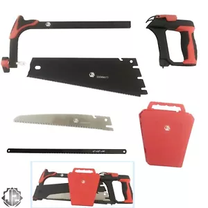 JZHH 4 in 1 Handsäge mit 3 Sägeblättern 1 Handorganisator, Feinschnitt-Bügelsäge - Bild 1 von 7