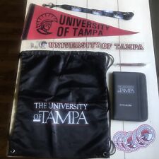 University Of Tampa UT drawstring bag lanyard Stickers Pennant Notebook Spartans