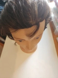 Cabeza de maniquí de cabello humano 100 % punto de pivote Erika MMSSCDLL - Imagen 1 de 8