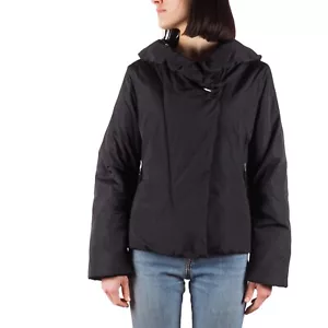 OSKA Women's Black Puffer Wool Jacket size 1 / M / US 8-10 - Picture 1 of 12