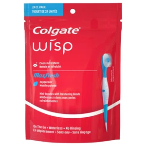 Colgate Wisp Mini Brush Cleans & Freshen Peppermint - Bild 1 von 5