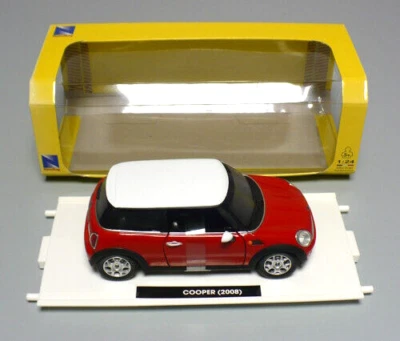 MINI COOPER  2008  ROSSA - SCALA 1:24 NEW RAY / SPECIAL EDITION - Immagine 1 di 4