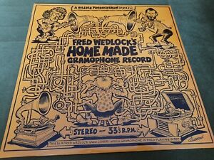 FRED WEDLOCK/MIKE EVANS-HOMEMADE GRAMOPHONE RECORD LP(PPS)SIGNED