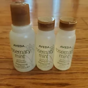 Lot of 3 Aveda rosemary mint purifying shampoo 1 (1.7 oz) and 2 ( 1 oz) New - Picture 1 of 5