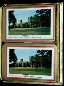 1946 MARRÓN Y BIGELOW CINCUENTA ANIVERSARIO DOBLE BARAJA PUBLICIDAD CARTAS - Imagen 1 de 3