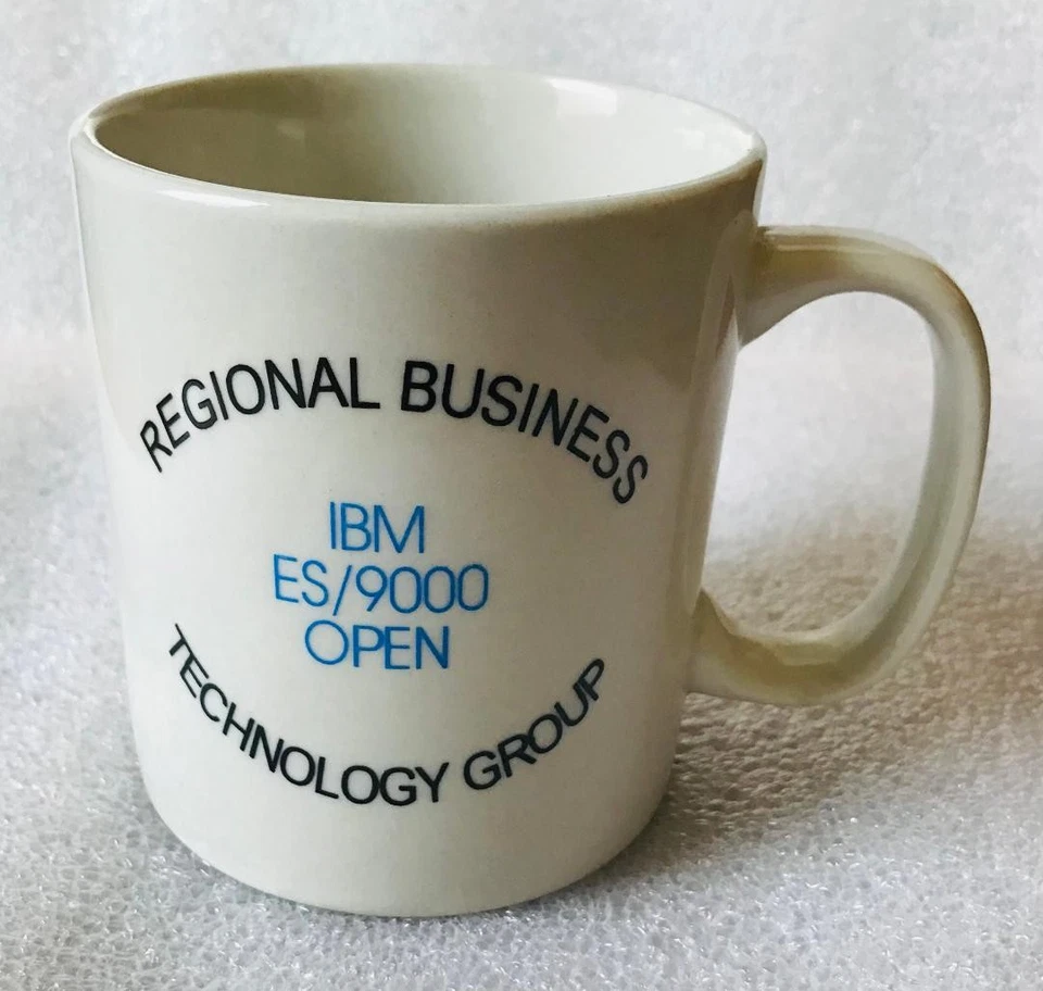 IBM ES/9000 OPEN Regional Business Technology Group white mug - Image 1 of 1