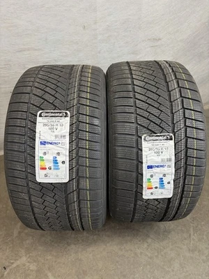 2 pneumatici invernali Continental TS830P N0 295 35 19 100V DOT22 pneumatici Porsche nuovi - Immagine 1 di 2