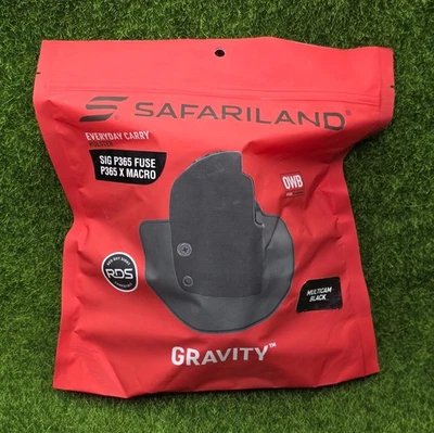 Safariland Gravity OWB Paddle Holster, Sig P365 Fuse/X-Macro, Black Multicam, RH - Image 1 of 4