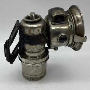 1920's H. Miller & Co Ltd 3A Made in England Bicycle / Motorcycle Carbide Lamp - Picture 1 of 9