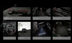 NEW MINI F56 LCI II 3 DOOR HATCH JCW INTERIOR ENHANCED PACK JCWLED - Picture 1 of 3