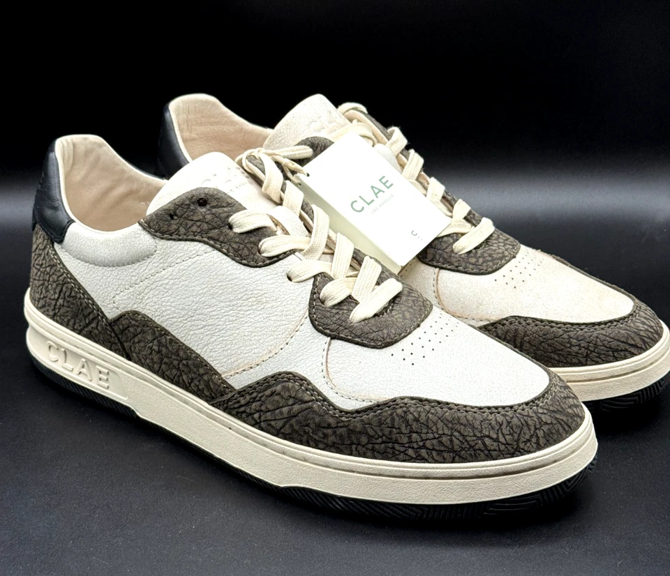 Men's CLAE Los Angeles Elford Sneaker Huckberry Distressed Elephant Print Sz 10 - Image 1 of 4