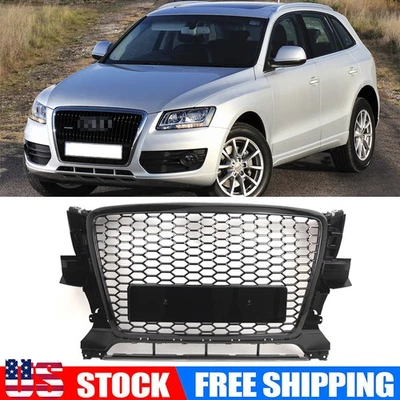 RSQ5 Style Front Bumper Grille Honeycomb For Audi Q5 2008 2009 2010 2011 2012 US Foto 1 de 4
