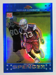 2007 Topps Chrome Blue Refractors #TC234 Anthony Spencer - Picture 1 of 2