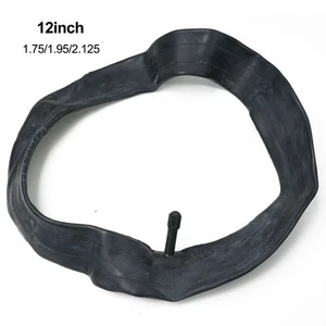 12 In Tire Bike Bicycle Inner Tube12x1.75-2.125 Straight-Schrader Valve Butyl - Picture 1 of 20