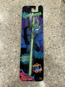 Vintage Gänsehaut Terror Topper Zombie Monster Bleistift & Topper unbenutzt NEU - Bild 1 von 4