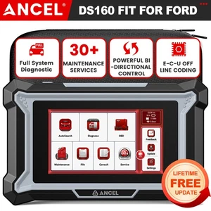 ANCEL DS160 OBD2 Diagnostic Scan Tester Tablet ECU Coding 30+ Reset Fit For Ford - Picture 1 of 17
