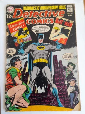 Detective Comics #387 May 1969 Fair/Good 1.5 30th Anniversary of Batman's intro - Image 1 of 4