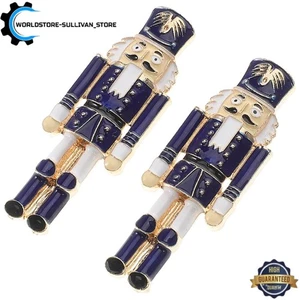 Nutcracker Jewelry Cute Christmas Earrings for Women Studs Trendy - Picture 1 of 12