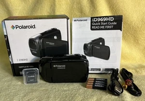 Polaroid-ID969HD 16MP LCD Display 4x Optical Zoom Digital Camcorder -Nr Mint- - Bild 1 von 13