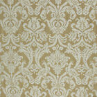Rusty Red Gold Beige Neutral Fabric Damask Brocade Upholstery Dress Drapery Il9