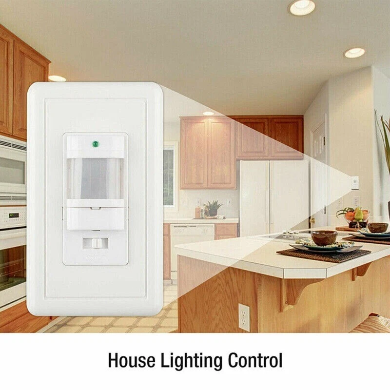 Auto On/Off PIR Infrared Occupancy Vacancy Light Lamp Switch 110-220V new - Image 1 of 4